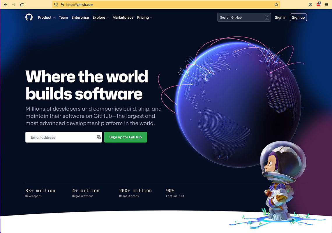 Github Homepage